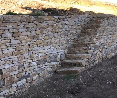 Mur de soutènement, La Recorne, La Chaux-de-Fonds